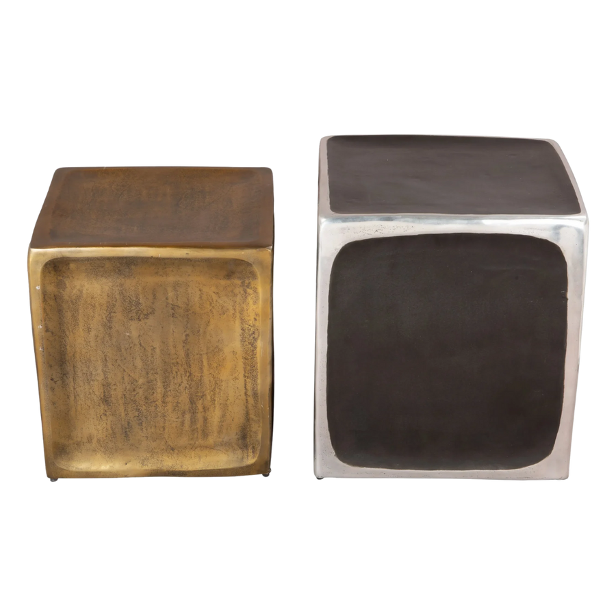 Multicolor Side Table Set – Vibrant Aluminum & Patterned Top | Living Room Furniture | Trufairs
