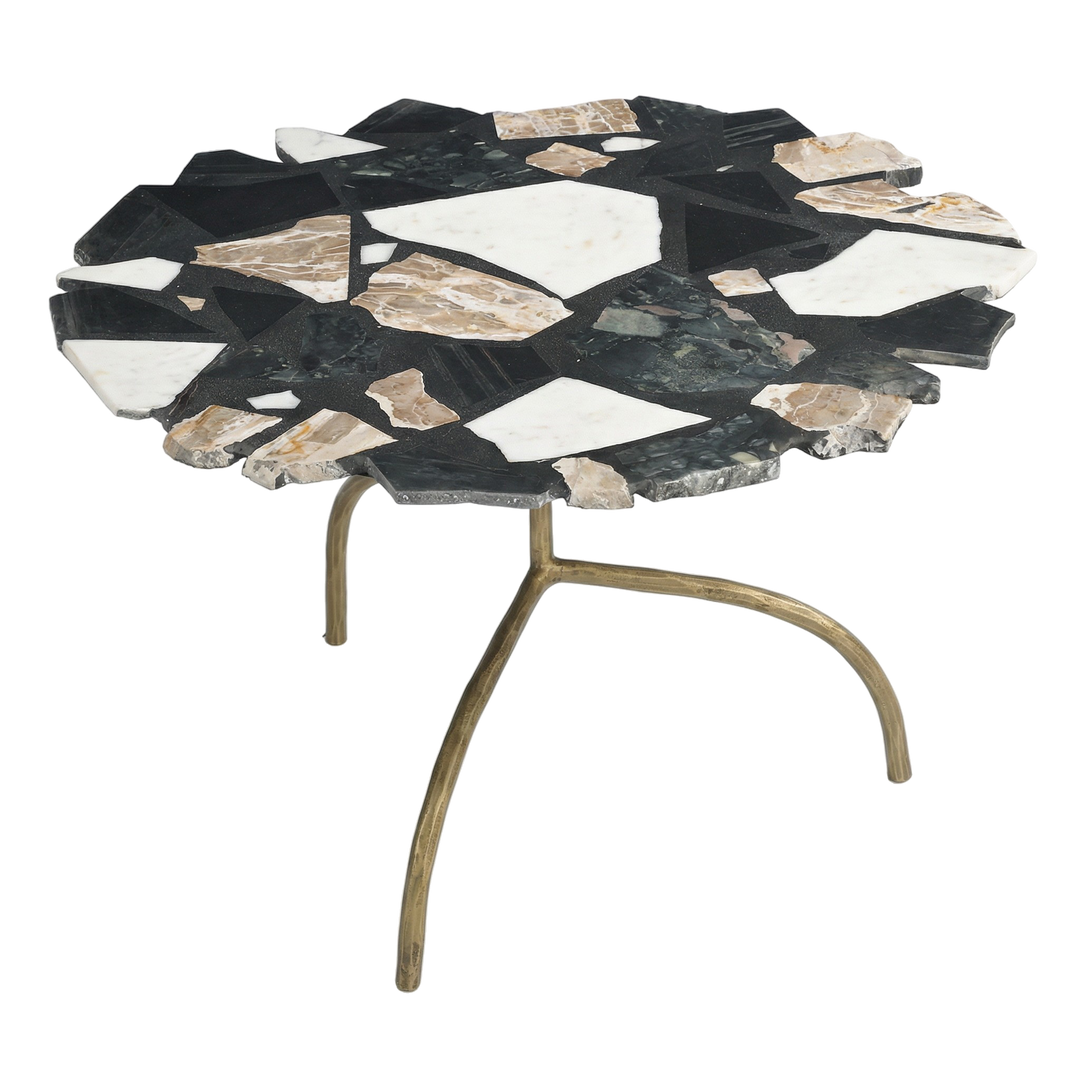 Vivid Terrazzo Coffee Table – Artistic Modern Accent | Multicolor Statement Table | Trufairs