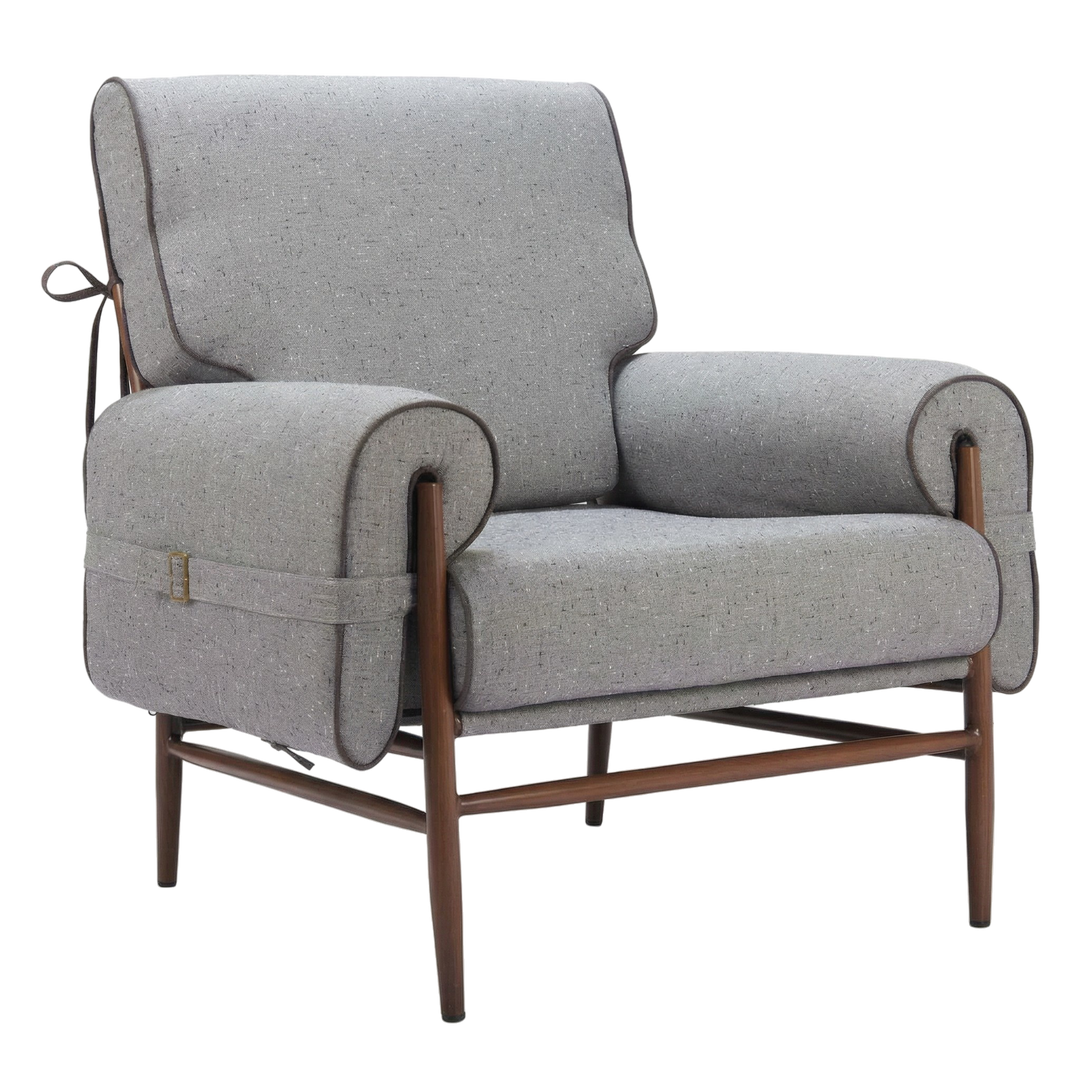 Klem Accent Chair Gray – Contemporary Textured Comfort | Accent Chair | Trufairs