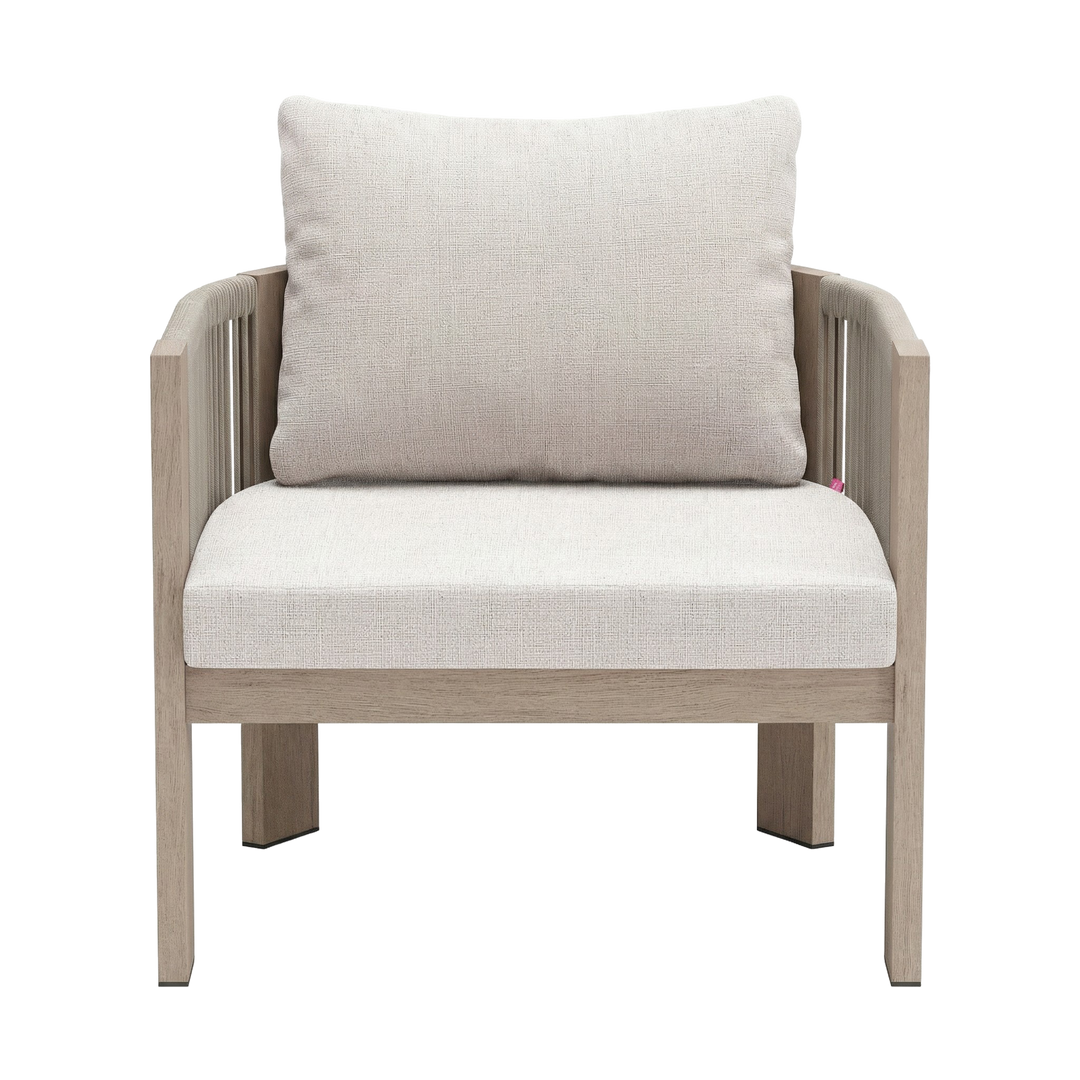 Rebel Accent Chair Beige – Durable Modern Outdoor Seating | Accent Chair | Trufairs