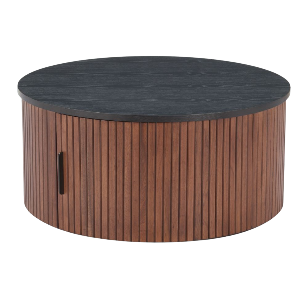 Nejaus Black Walnut Coffee Table – Modern Minimalist Design | Living Room Furniture | Trufairs