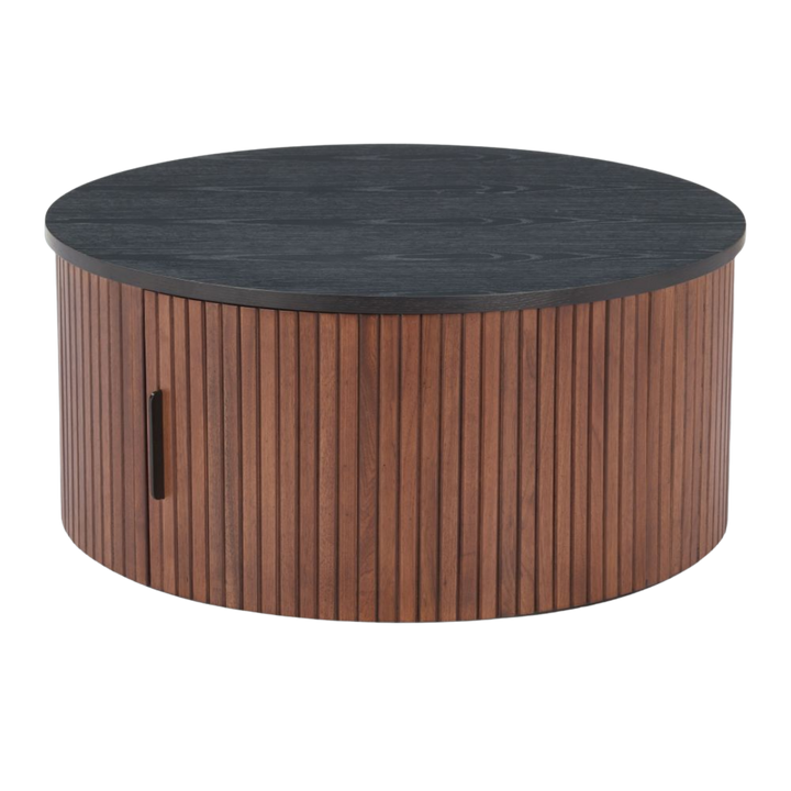 Nejaus Black Walnut Coffee Table – Modern Minimalist Design | Living Room Furniture | Trufairs