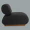 Boucle Black Accent Chair – Modern Sophistication | Designer Seating | Trufairs