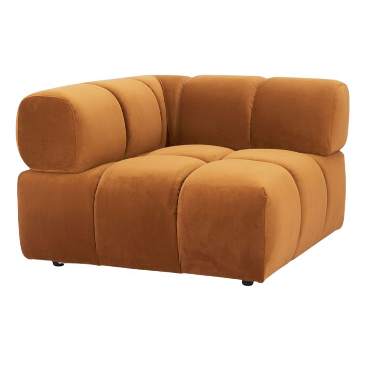 Rist Brown Corner Chair – Cozy Elegance & Support | Accent Chair | Trufairs