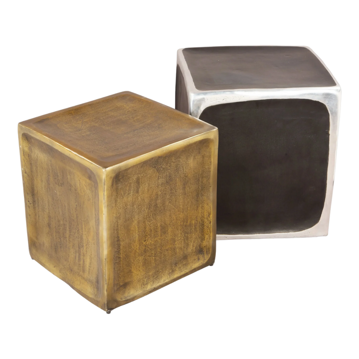 Multicolor Side Table Set – Vibrant Aluminum & Patterned Top | Living Room Furniture | Trufairs