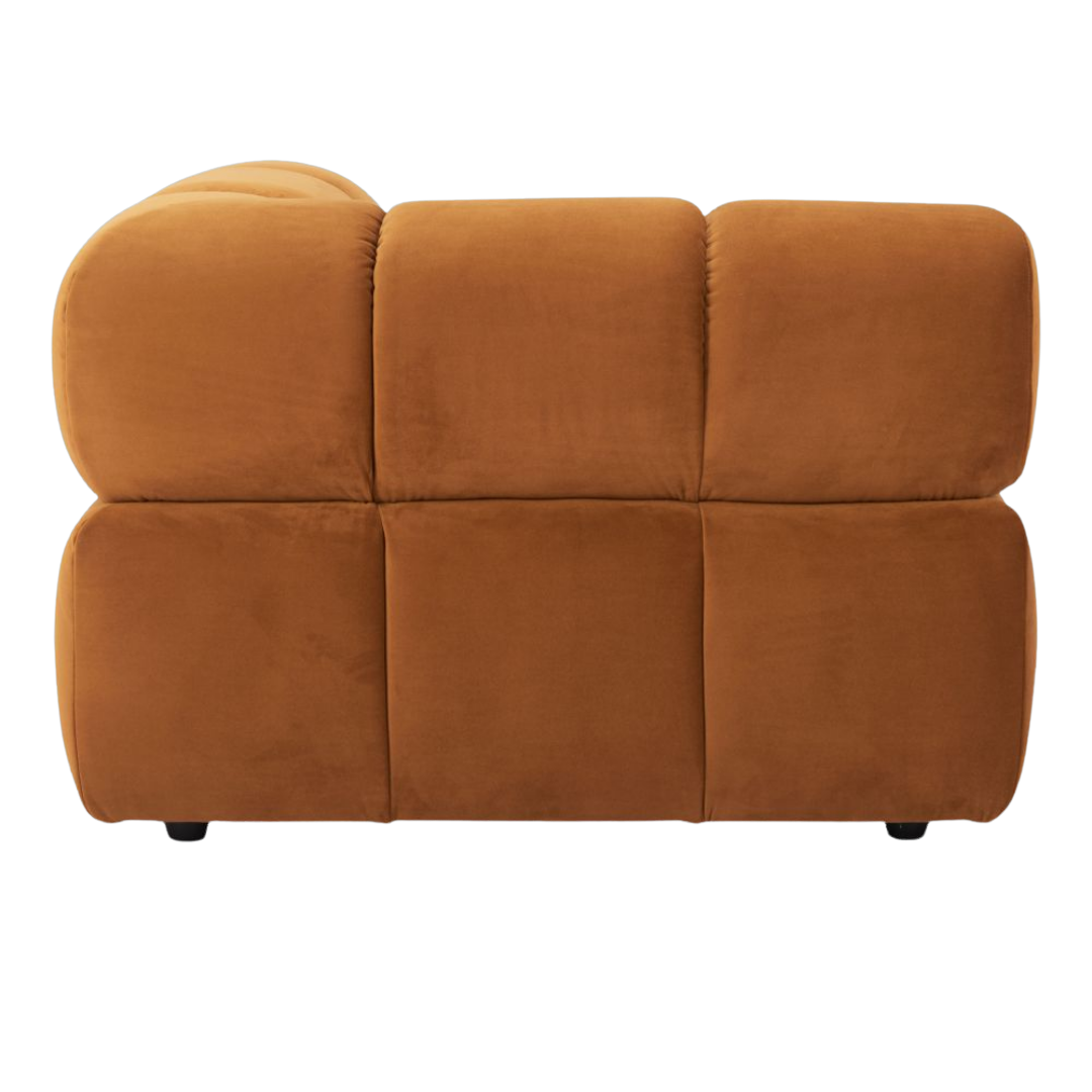 Rist Brown Corner Chair – Cozy Elegance & Support | Accent Chair | Trufairs