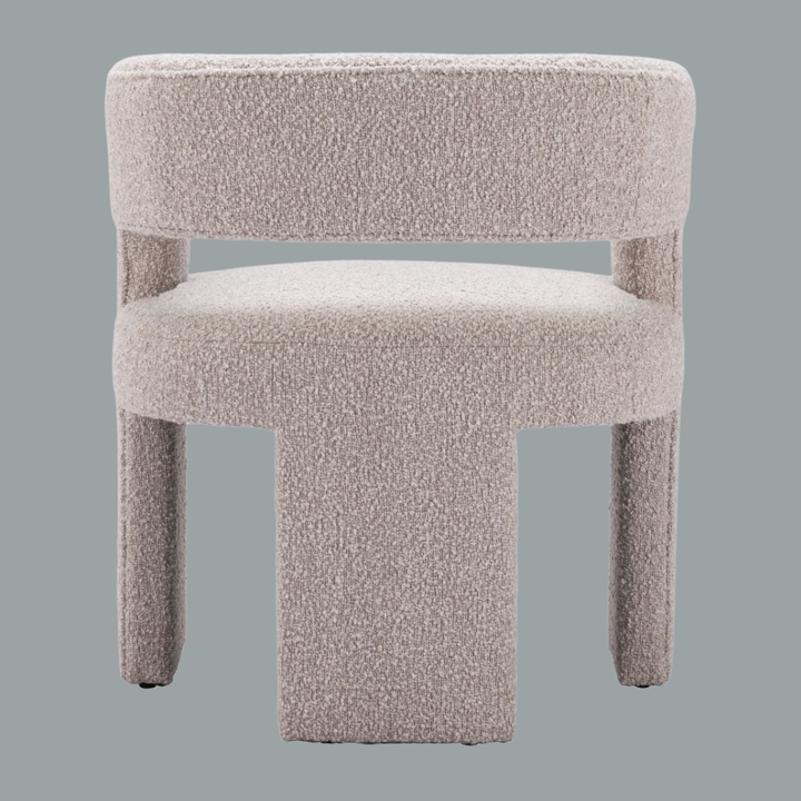 Shearling Comfort Accent Chair – Sandy Beige | Modern Lounge Seating | Trufairs