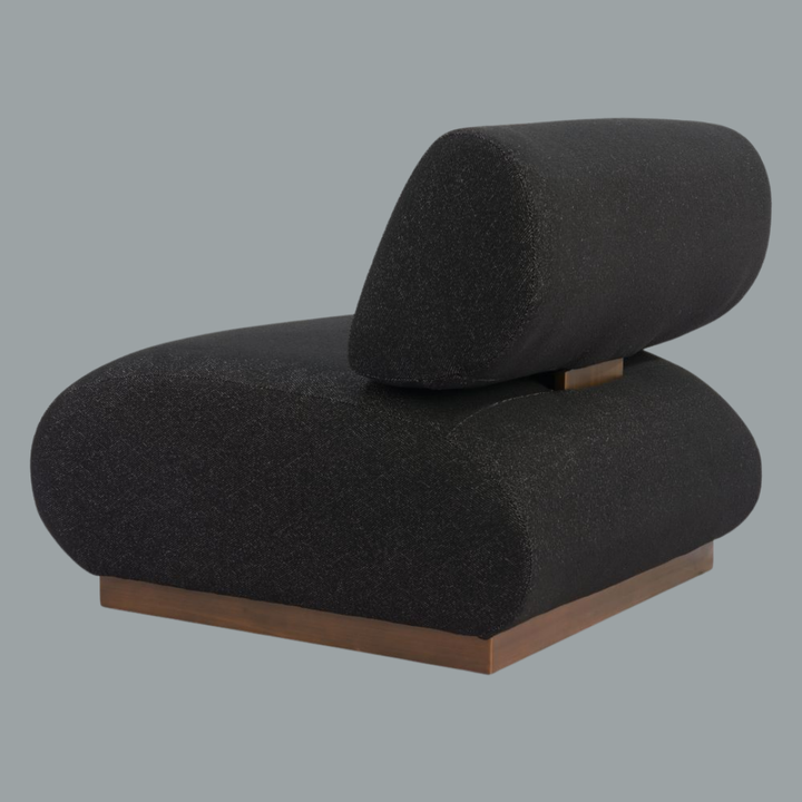 Boucle Black Accent Chair – Modern Sophistication | Designer Seating | Trufairs