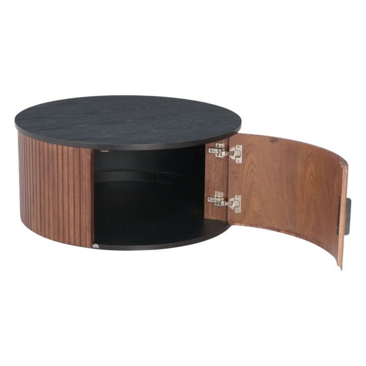 Nejaus Black Walnut Coffee Table – Modern Minimalist Design | Living Room Furniture | Trufairs