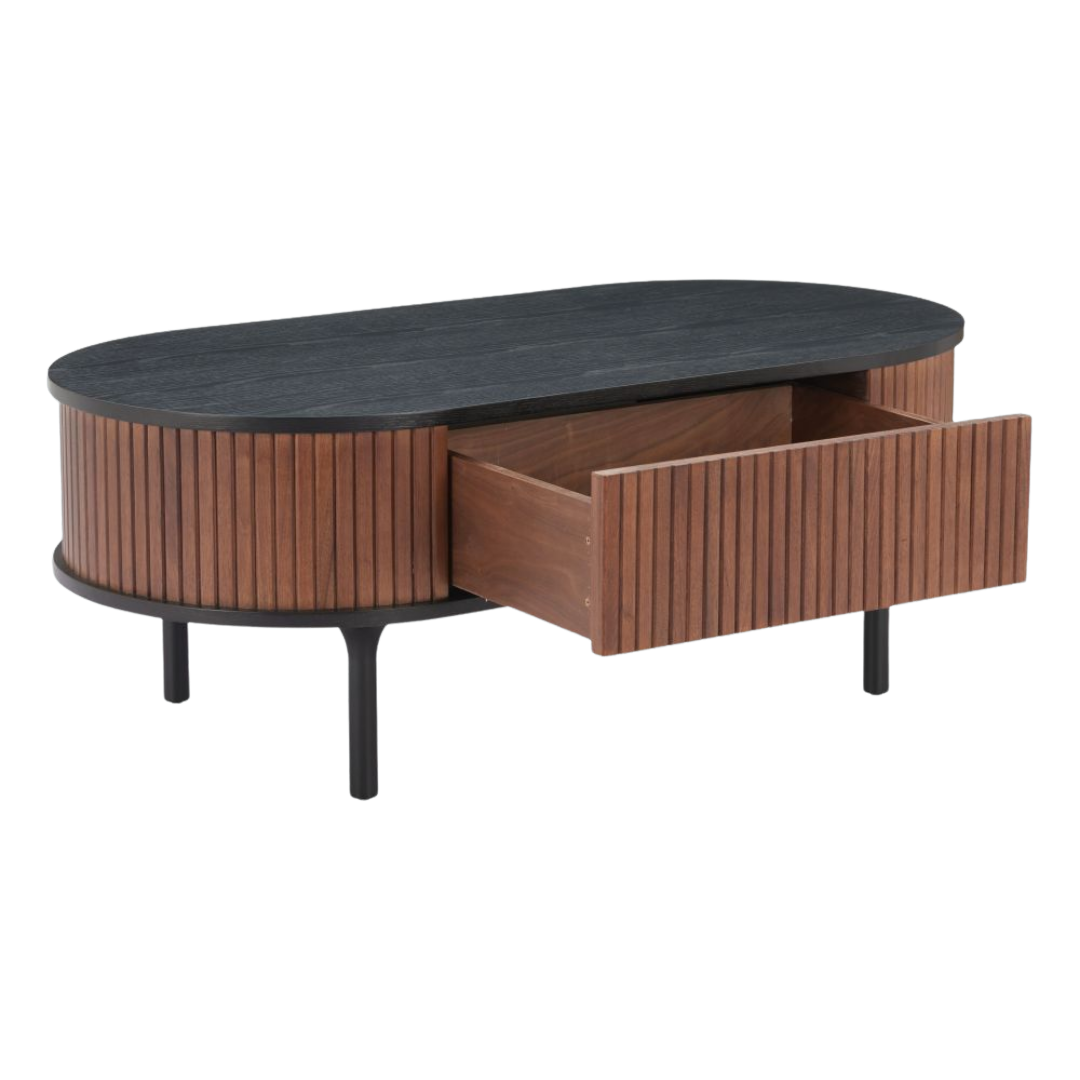 Koriana Black Walnut Coffee Table – Contemporary Elegance | Living Room Furniture | Trufairs