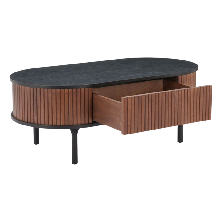 Koriana Black Walnut Coffee Table – Contemporary Elegance | Living Room Furniture | Trufairs