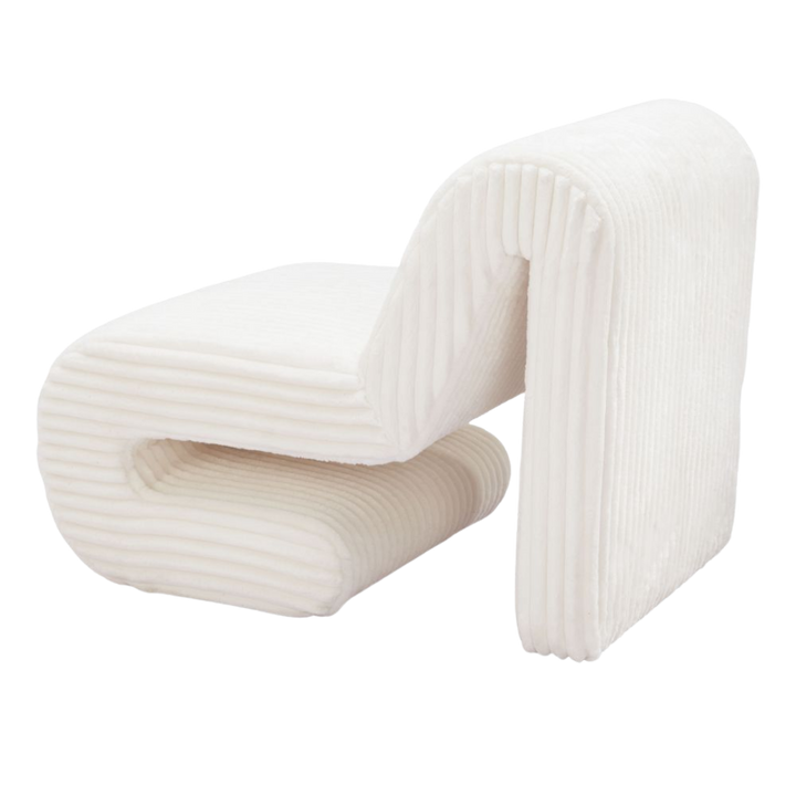 Opam White Accent Chair – Modern Deco Glam Comfort | Accent Chair | Trufairs