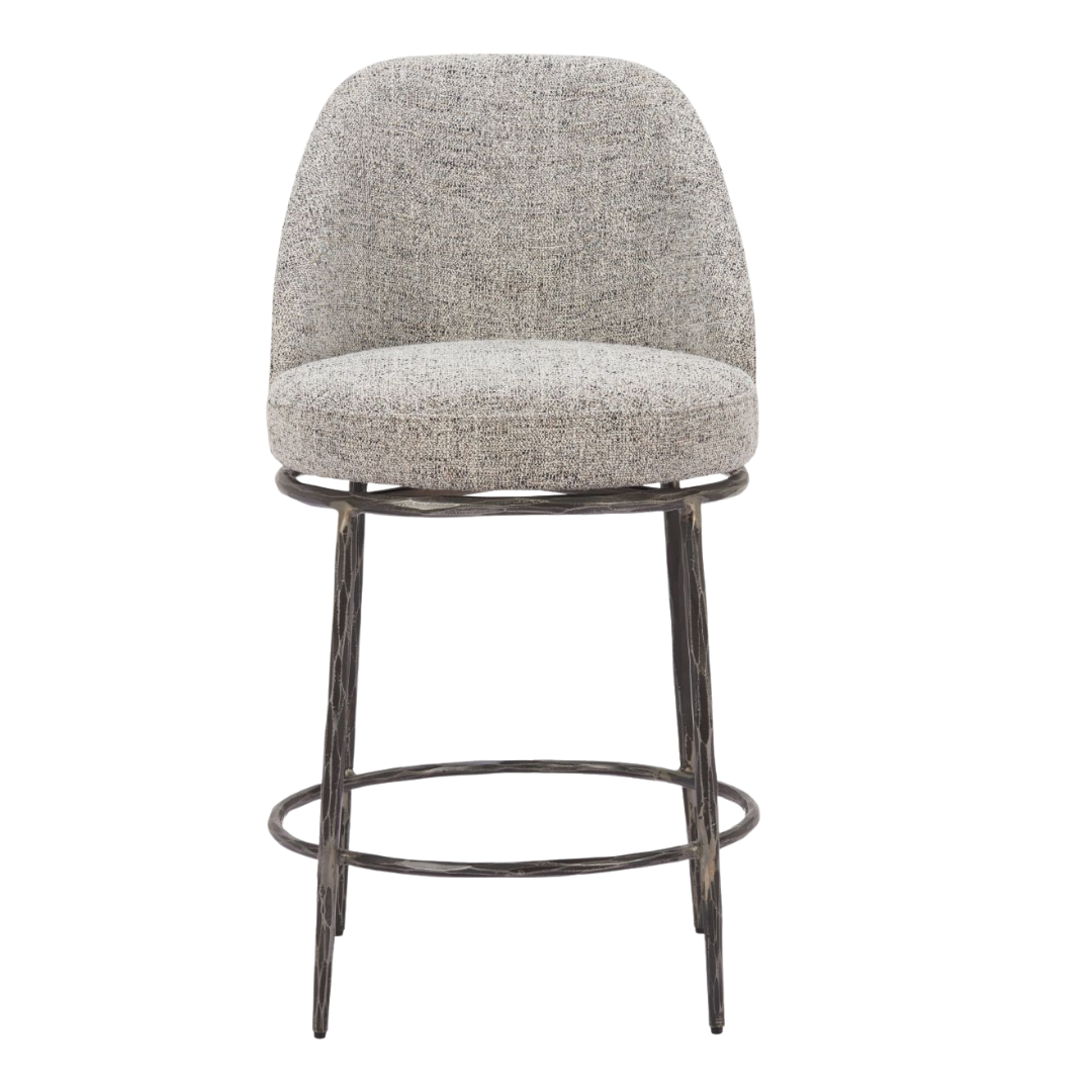 Nordhavn Gray Swivel Counter Stool – Modern Style & Comfort | Counter Stool | Trufairs