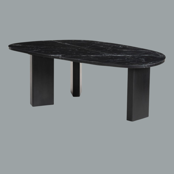 Sculptural Black Coffee Table – Modern Minimalist | Bold Living Room Centerpiece | Trufairs