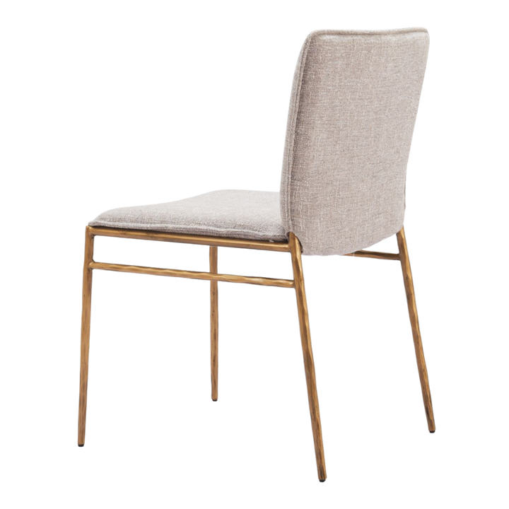 Nordvest Beige & Gold Dining Chair – Elegant Comfort & Style | Dining Chair | Trufairs