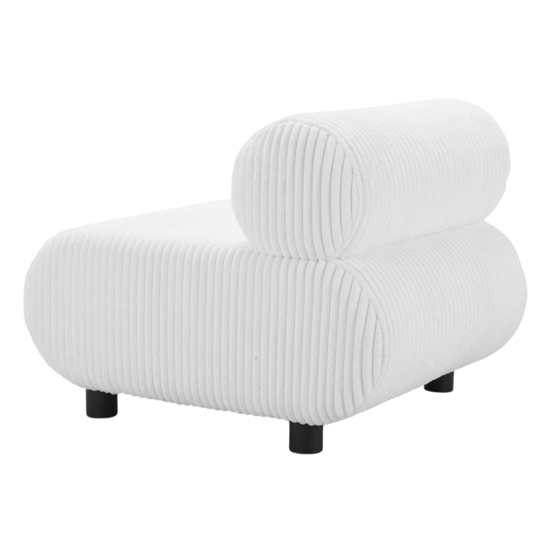 Rahat White Accent Chair – Elegant Comfort & Style | Living Room Furniture | Trufairs