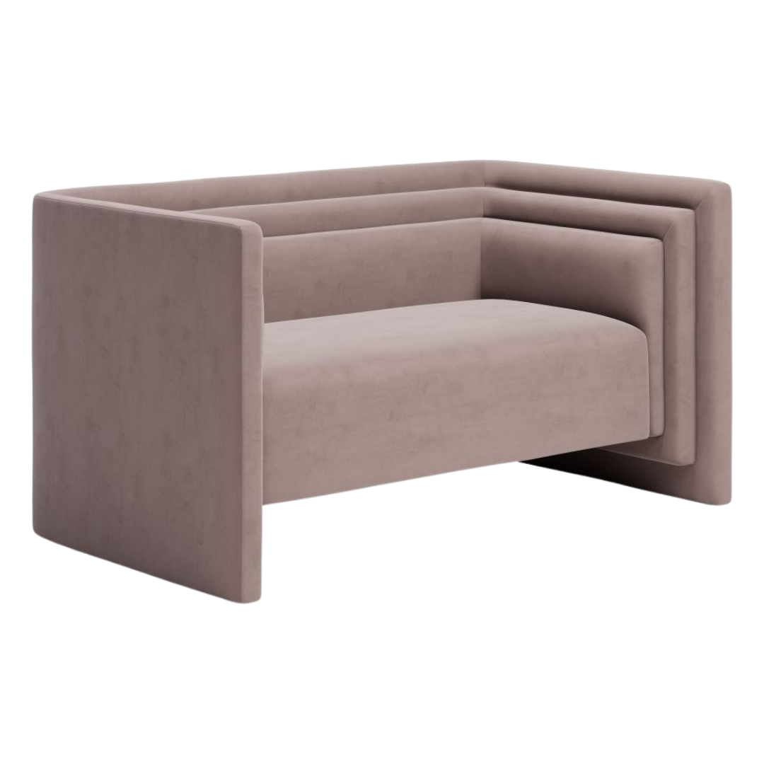 Urban Duo Loveseat – Plush Taupe Comfort | Modern Seating | Trufairs