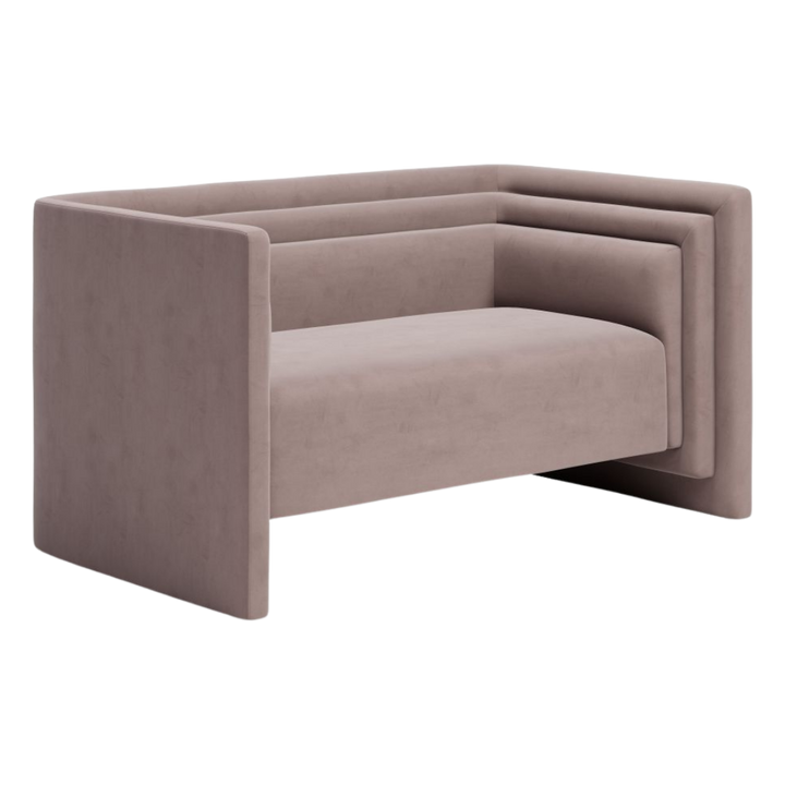 Urban Duo Loveseat – Plush Taupe Comfort | Modern Seating | Trufairs