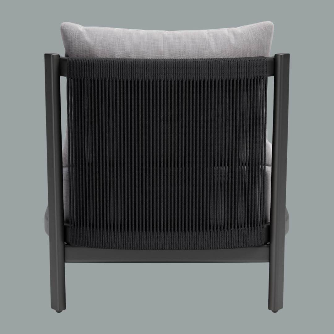 Contemporary Accent Comfort – Gray Outdoor Chair | Modern Seating | Trufairs