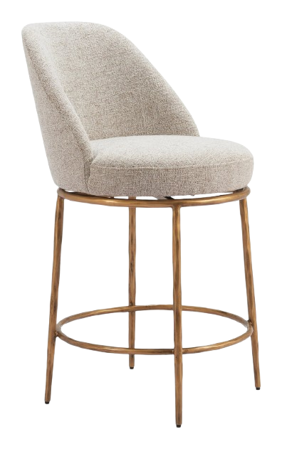 Modern Swivel Counter Stool – Elegant Comfort Seating | Counter Furniture | Trufairs