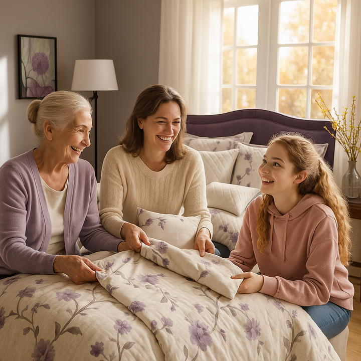 TEX Certified Floral Bedding