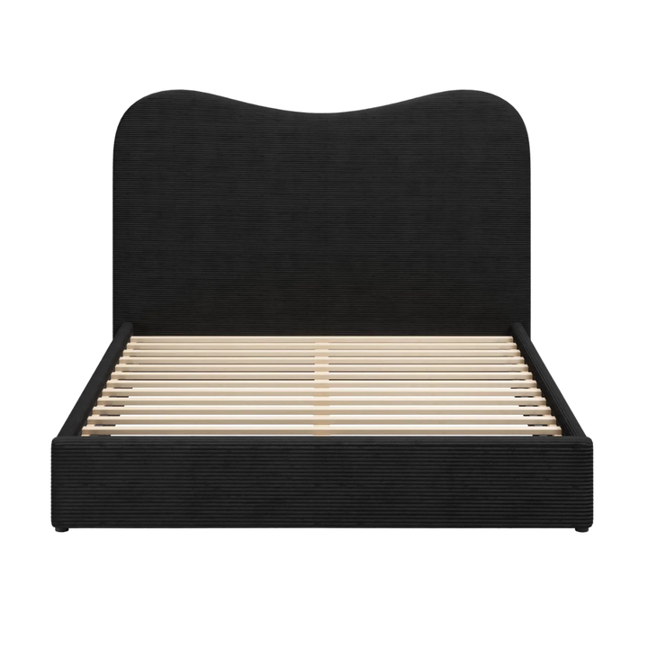 Velvet Noir Queen – Modern Upholstered Statement | Queen Bed Frame | Trufairs