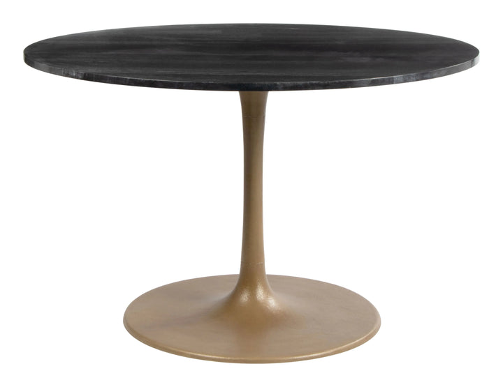 Taj Dining Table Black & Gold 