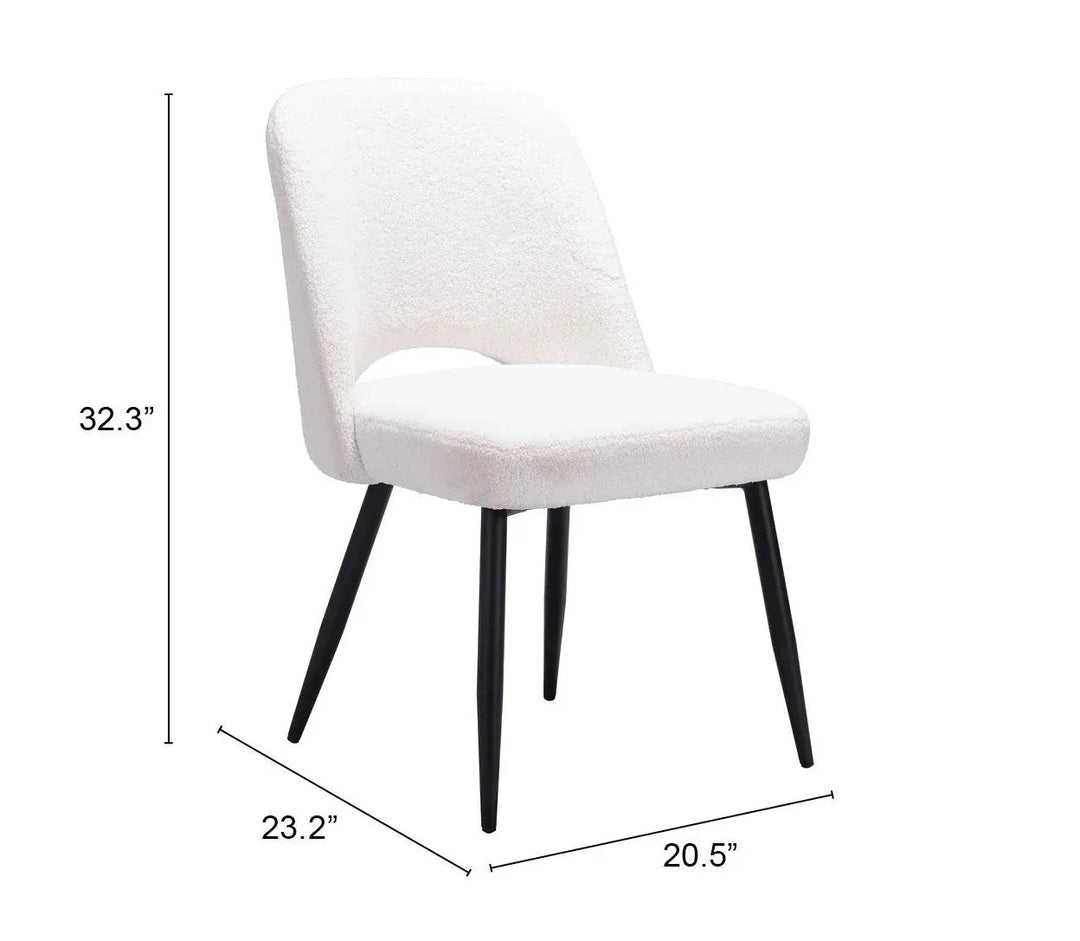 Teddy Dining Chair Ivory