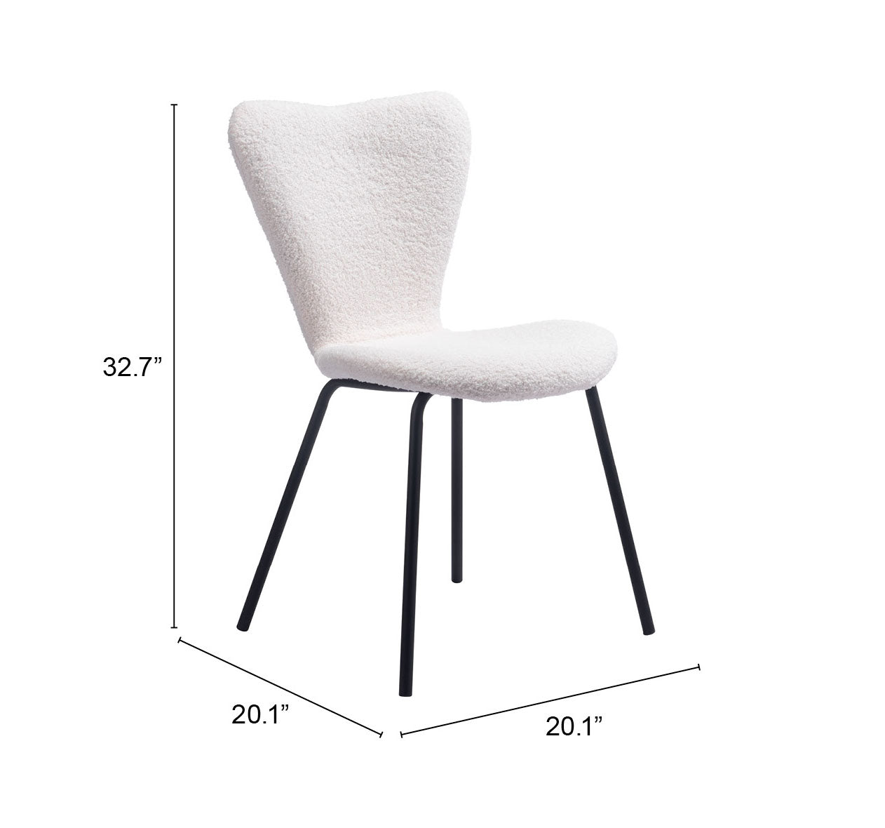 Thibideaux Dining Chair Ivory