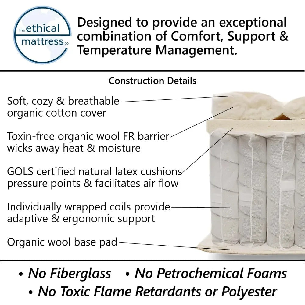 Toxin Free Hybrid Mattress