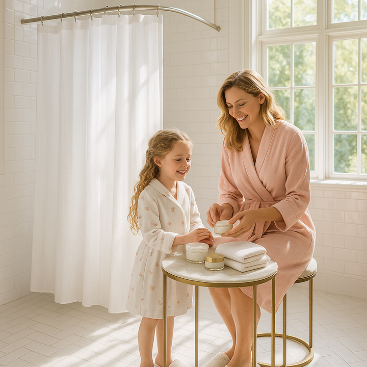 Transparent Bathroom Curtain