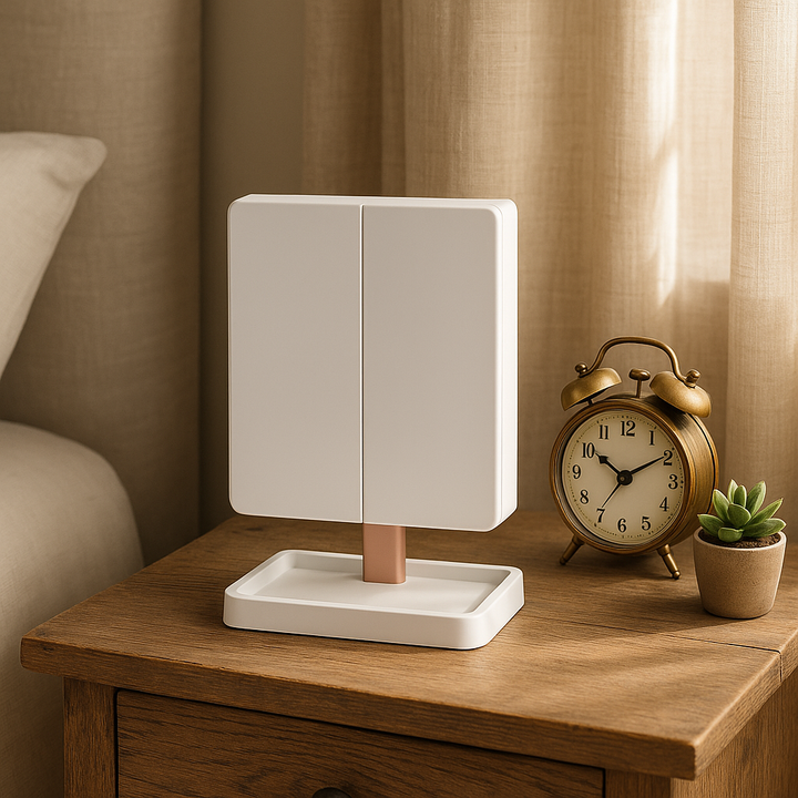 Tri-Fold LED Vanity Mirror