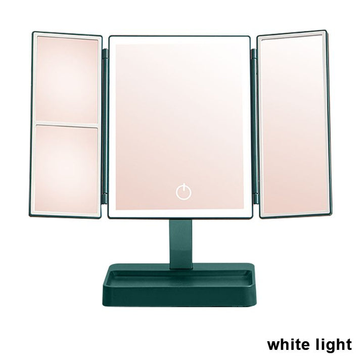 Tri-Fold LED Vanity Mirror