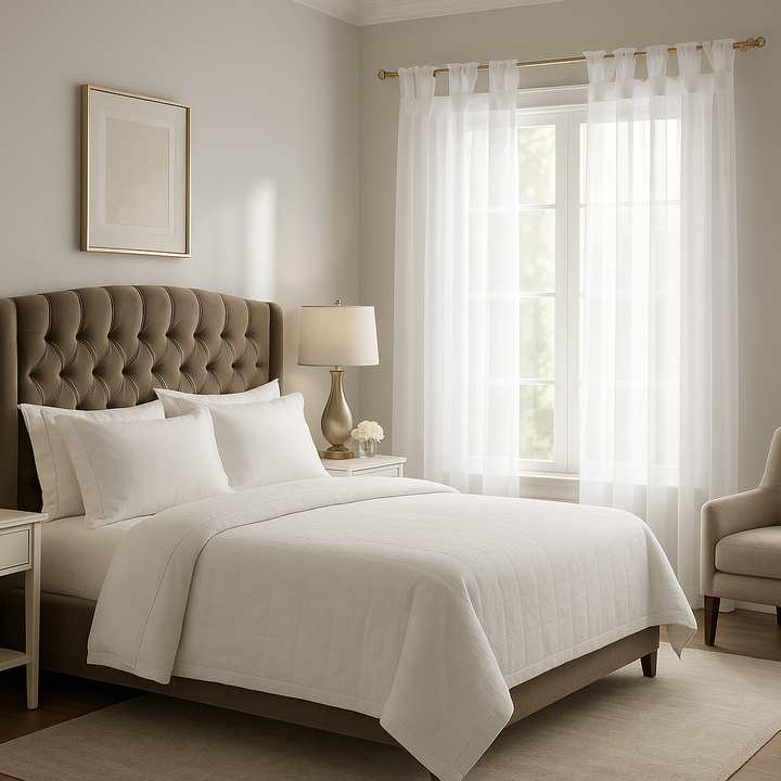 Twist Tab Voile Sheer Window Pair