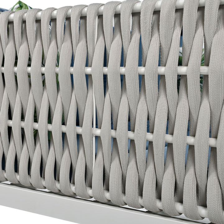 UStyle Outdoor Patio Sunbed with Curtains