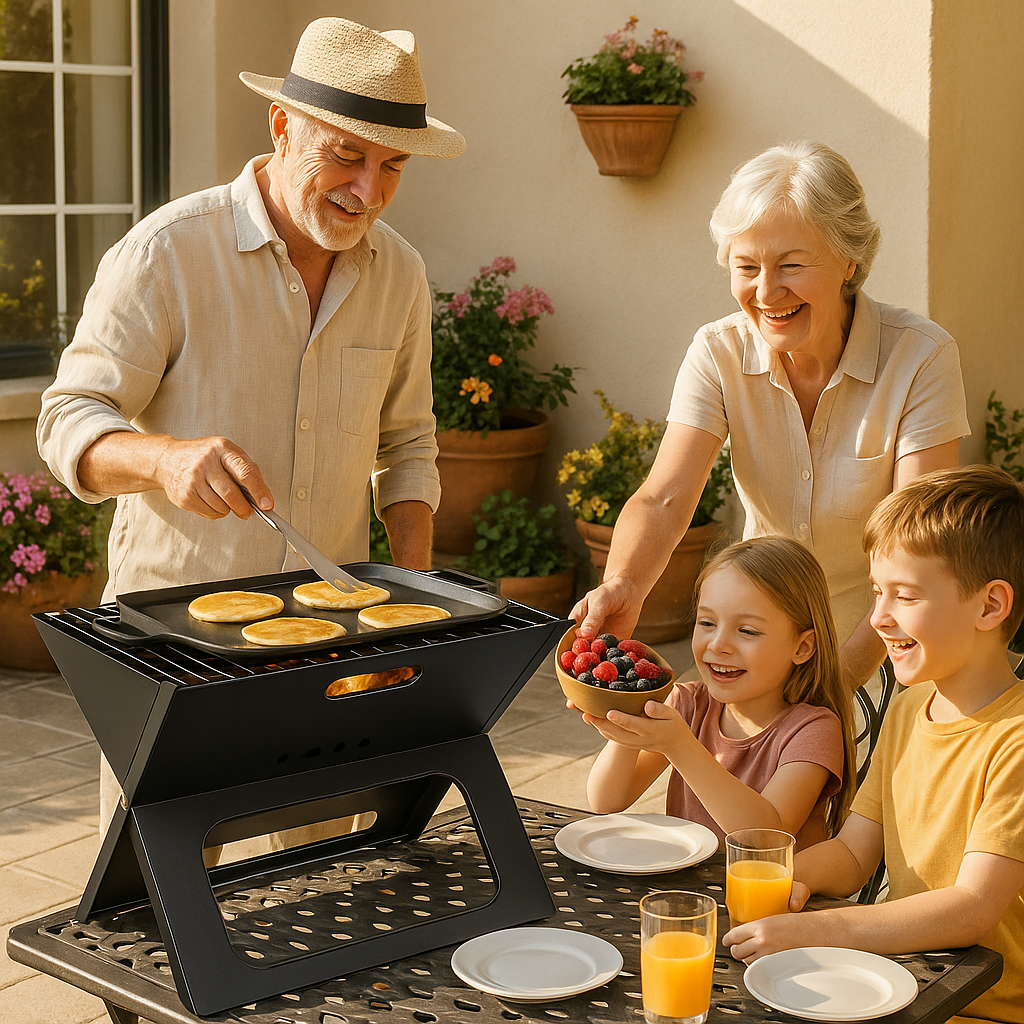 Ultra-Portable BBQ Charcoal Grill