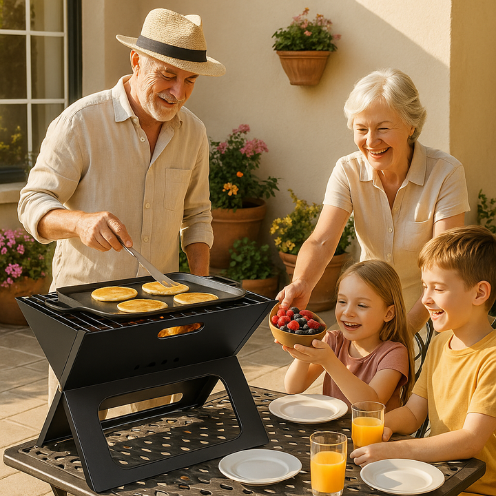 Ultra-Portable BBQ Charcoal Grill
