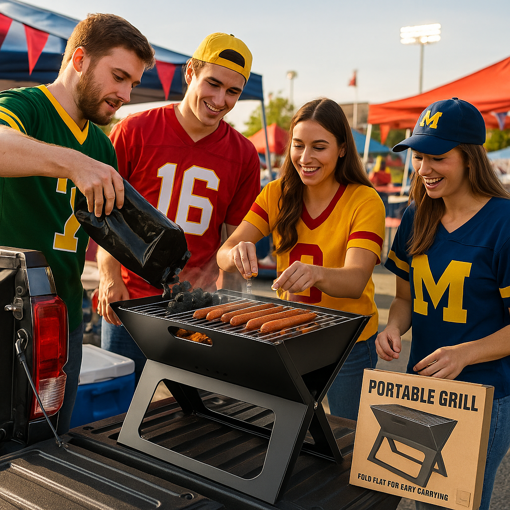 Ultra-Portable BBQ Charcoal Grill