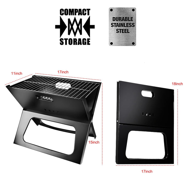 Ultra-Portable BBQ Charcoal Grill