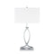 Unity in Chrome Table Lamp  1 Light  USB Charger