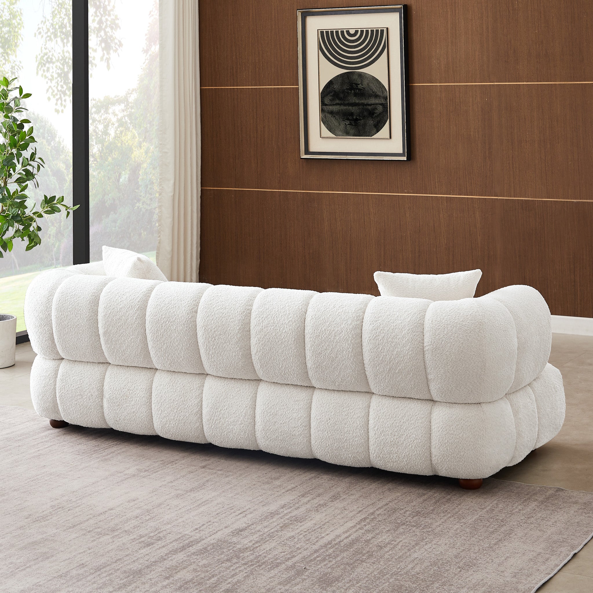 Upholstered Sofa Cream