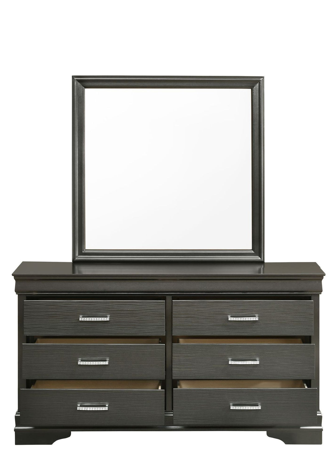 Urban Gray 6-Drawer Dresser