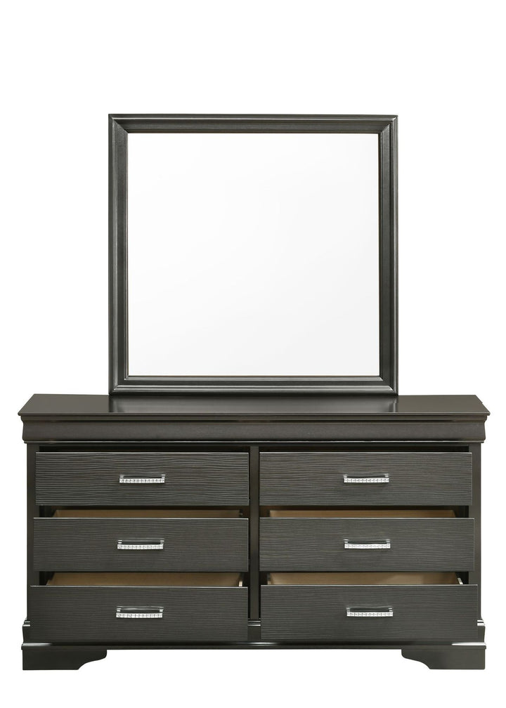 Urban Gray 6-Drawer Dresser