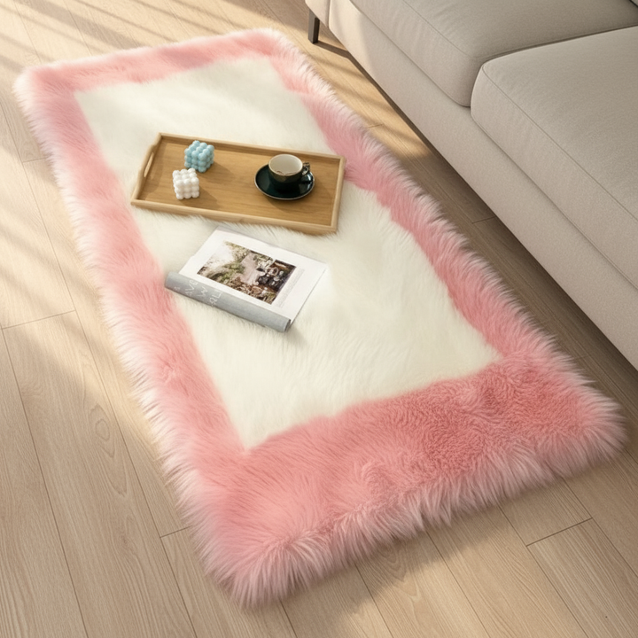 Soft & Fluffy Sheepskin Rug – Non-Slip, Machine Washable Faux Fur Carpet for Bedroom & Living Room | Trufairs