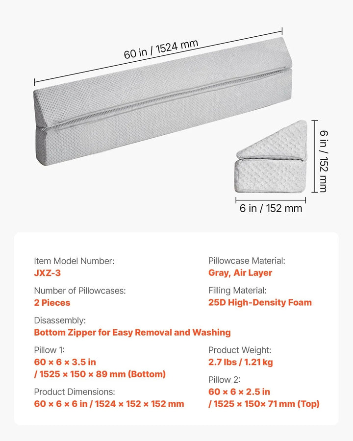 VEVOR Bed Wedge Pillow 