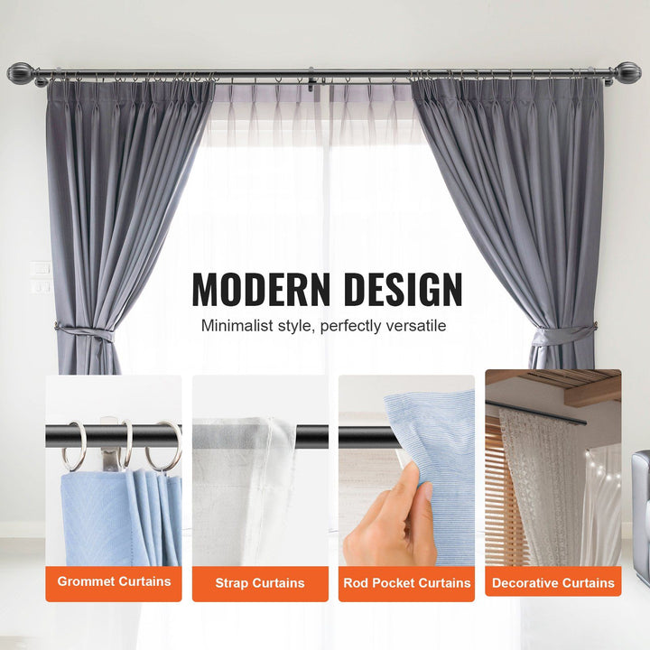 VEVOR Double Rod Curtain