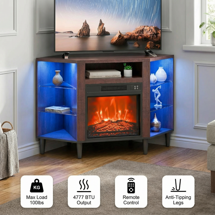 VEVOR Electric Fireplace TV Stand