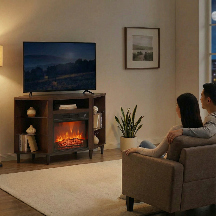 VEVOR Electric Fireplace TV Stand