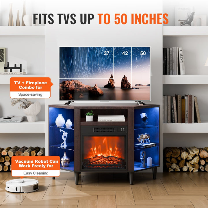 VEVOR Electric Fireplace TV Stand