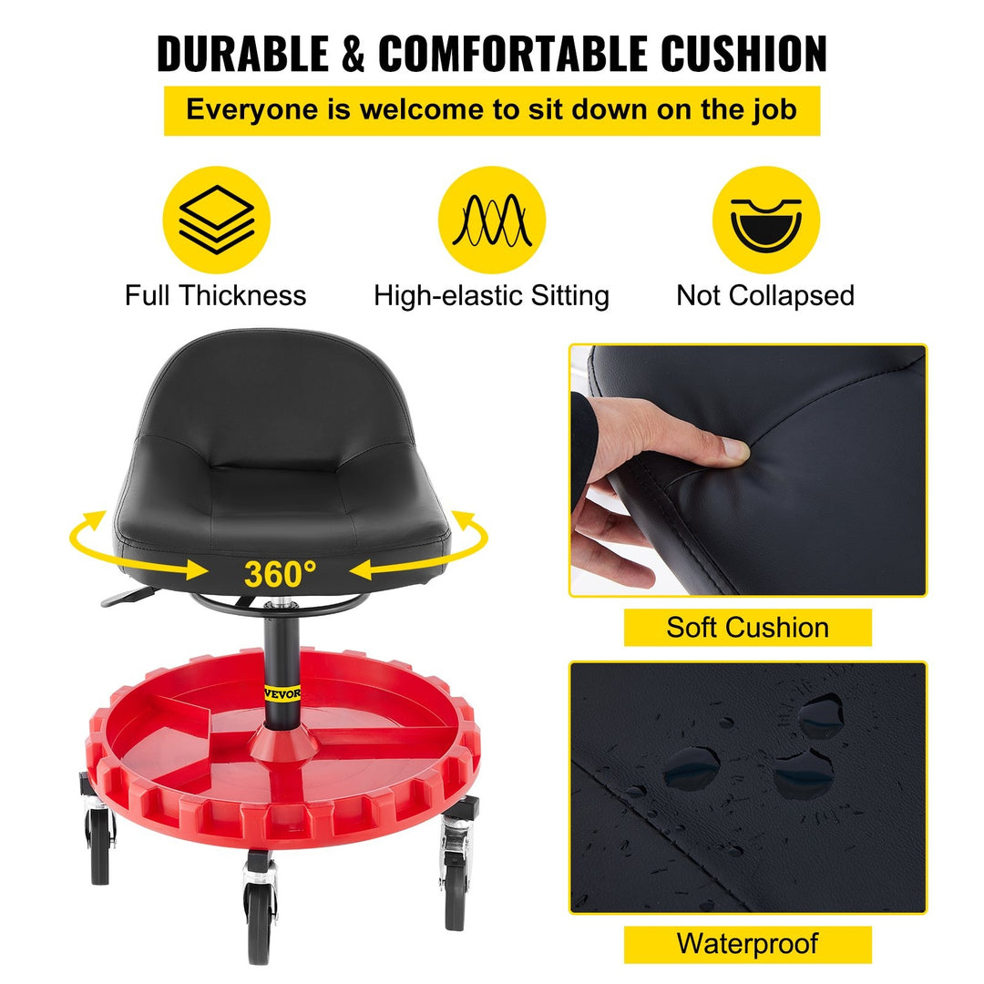 VEVOR Rolling Garage Stool